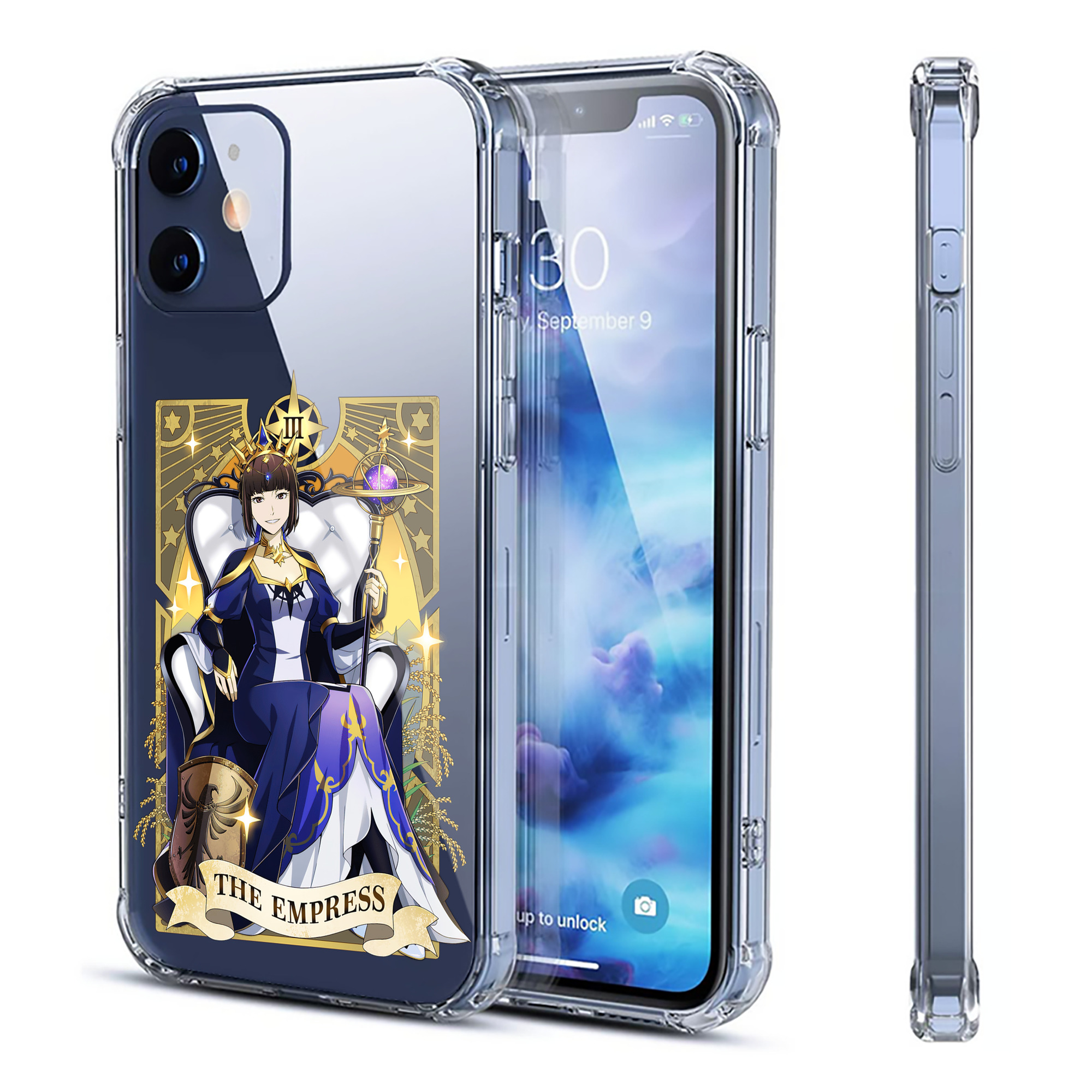（画像用） 文豪ストレイドッグス Bungo Stray Dogs 【iPhone 12シリーズ対応】透明スマホケース（クリアソフトケース）